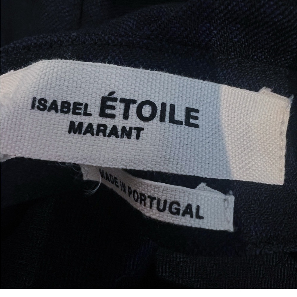 Etoile Isabel Marant Oria Mini Dress Navy - Picture 6 of 8